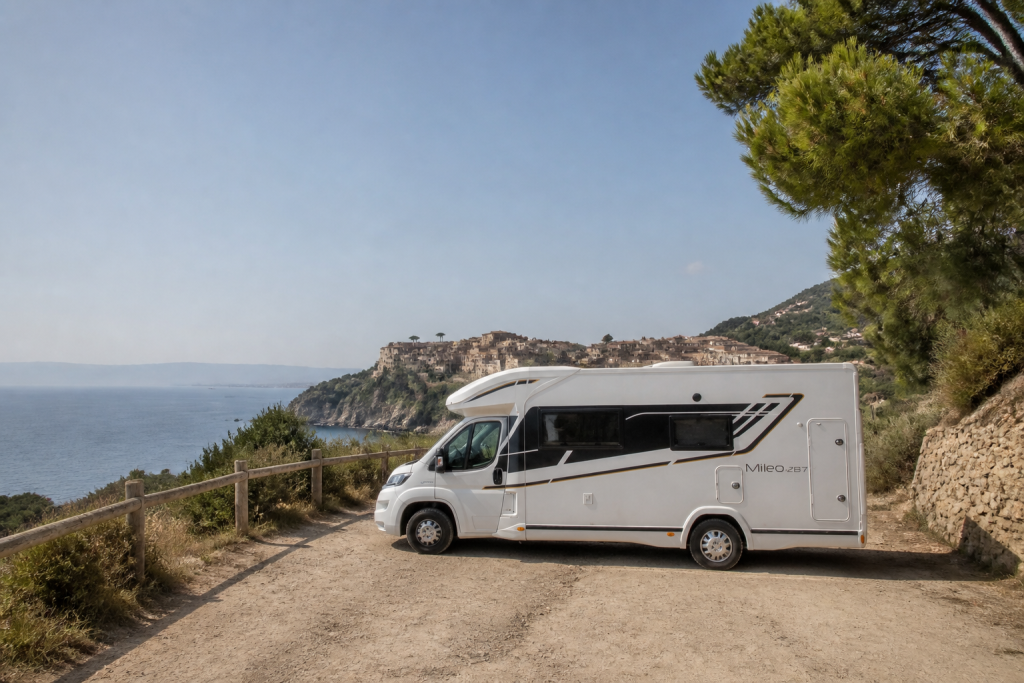 Camper onderweg in Italië