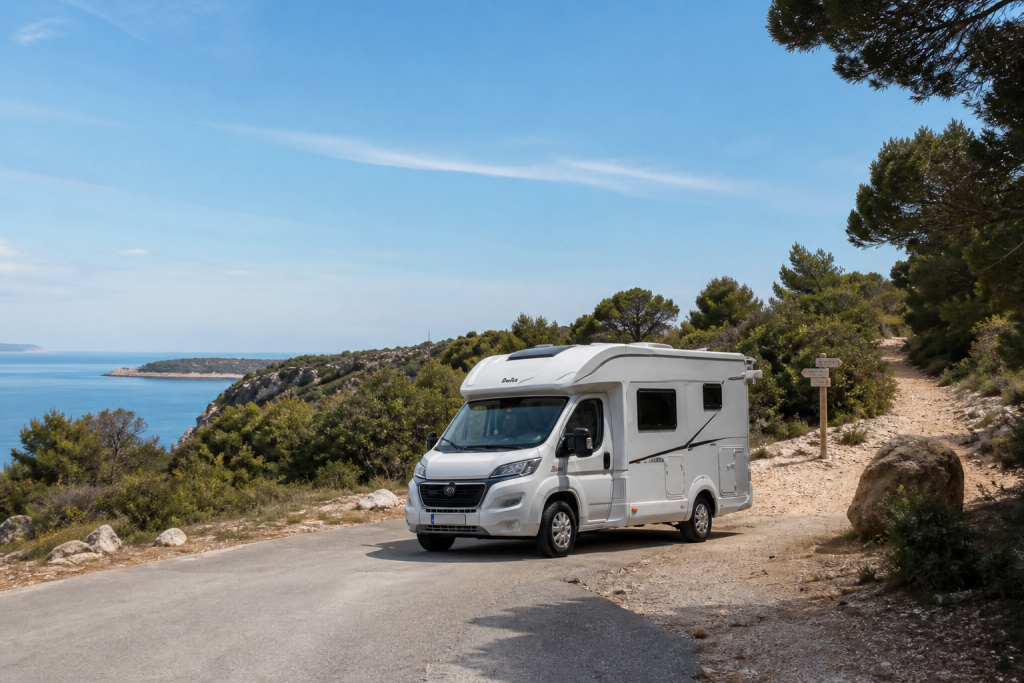 Camper onderweg in Frankrijk
