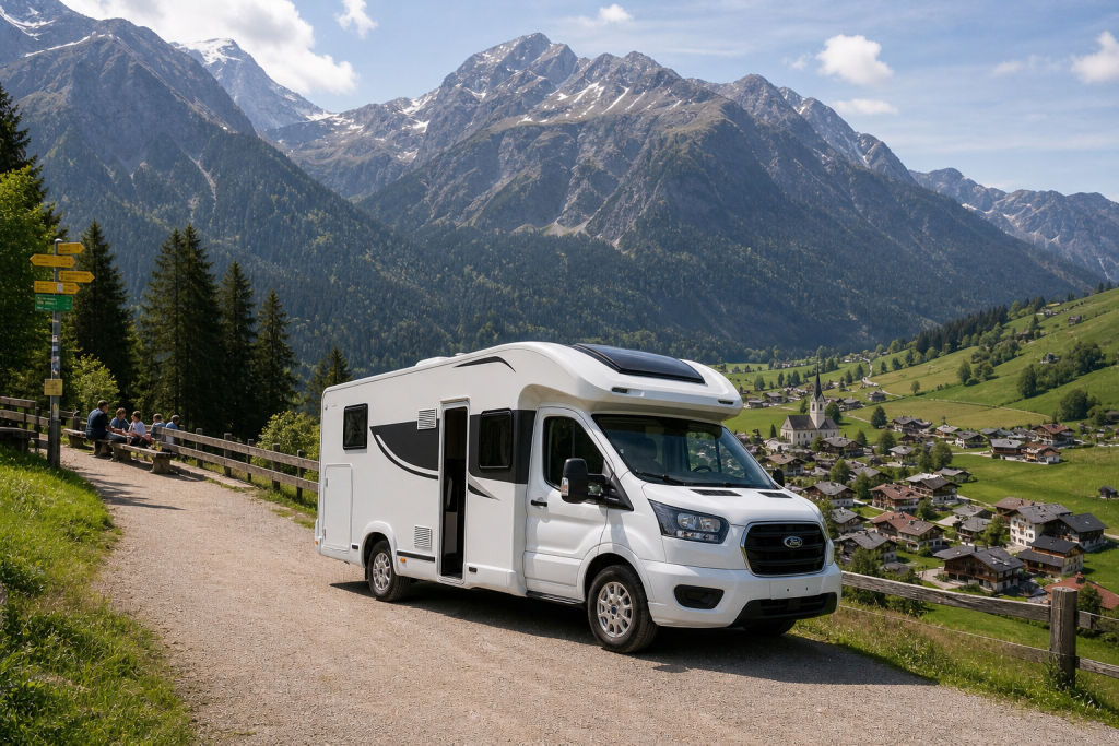Camper onderweg in Oostenrijk