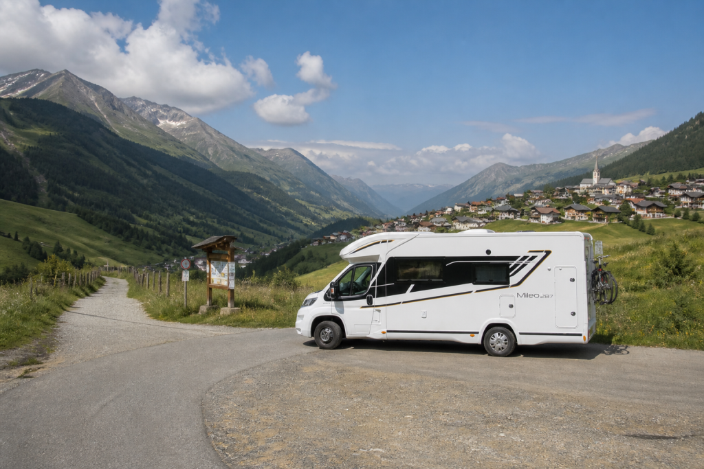 Camper onderweg in Oostenrijk