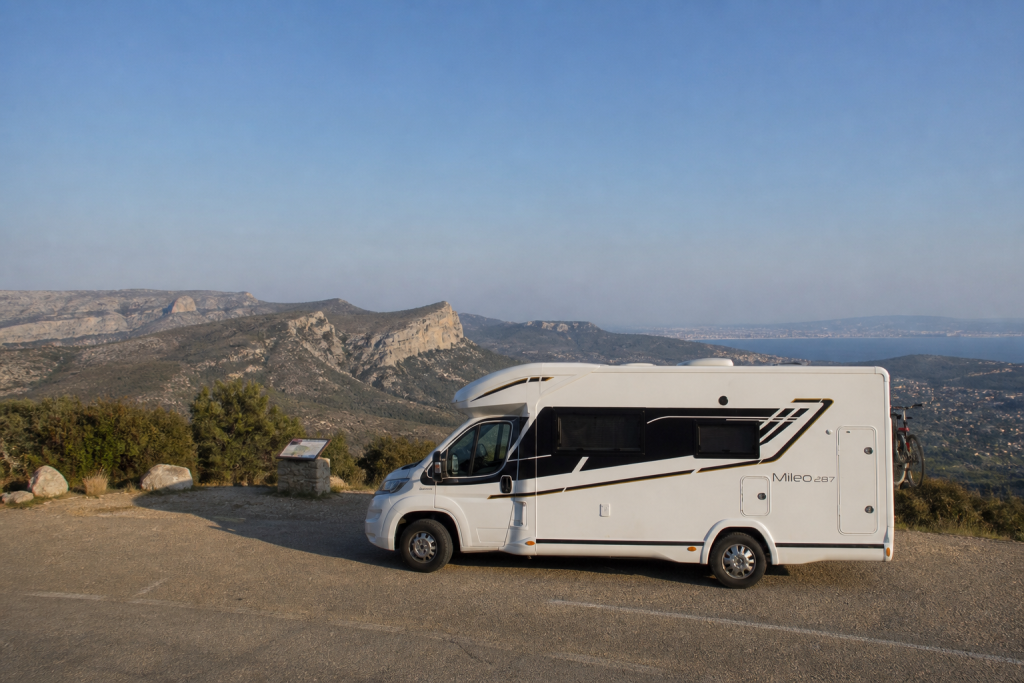Camper onderweg in Frankrijk
