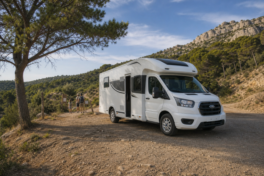 Camper onderweg in Frankrijk