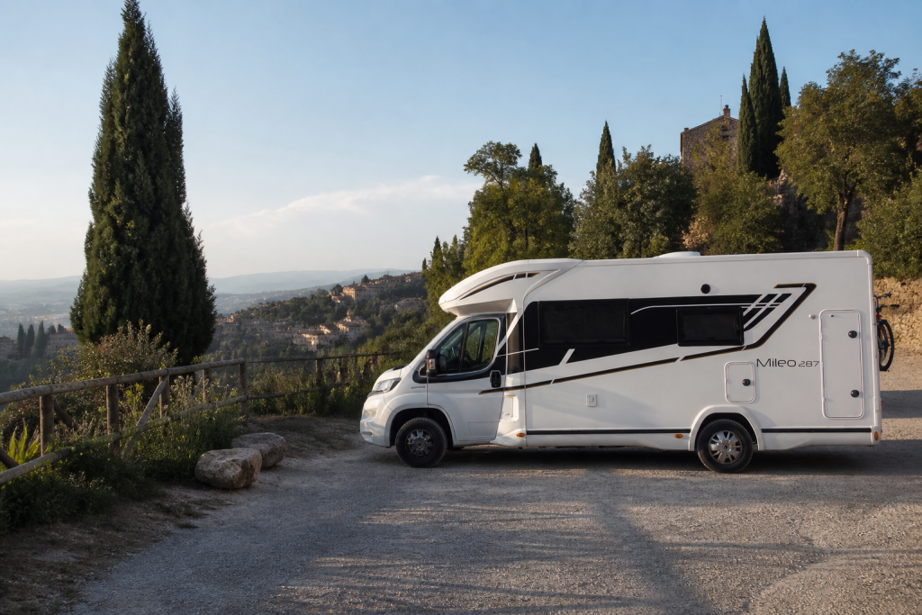 Camper onderweg in Italië