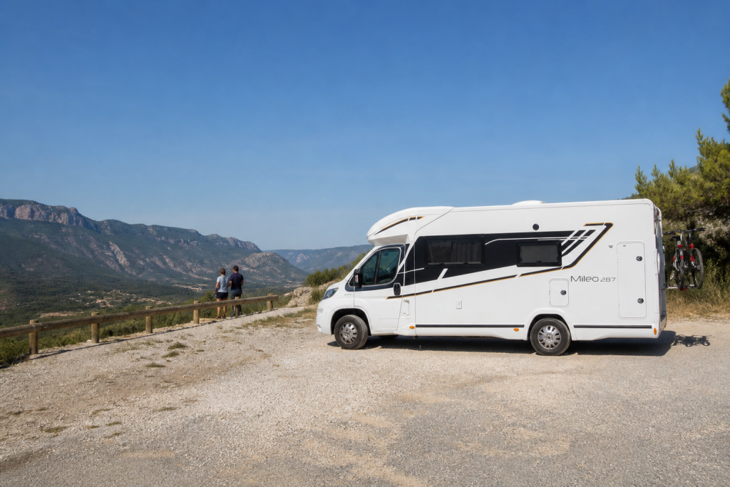 Camper onderweg in Frankrijk