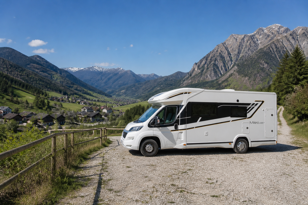 Camper onderweg in Oostenrijk