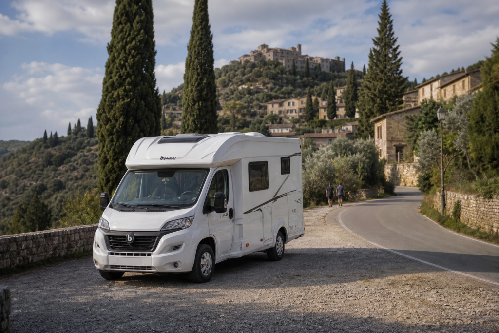 Camper onderweg in Italië