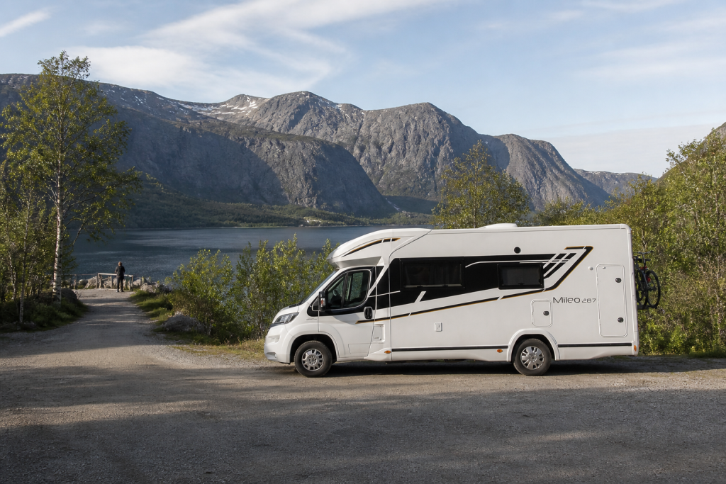 Camper onderweg in Noorwegen