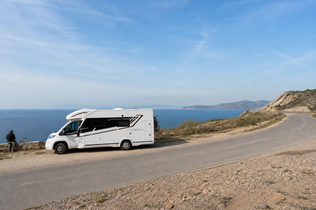 Camper onderweg in Frankrijk