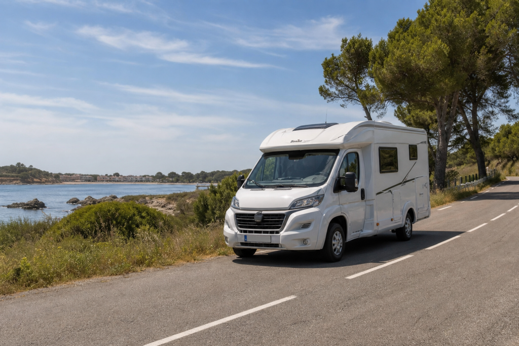 Camper onderweg in Frankrijk