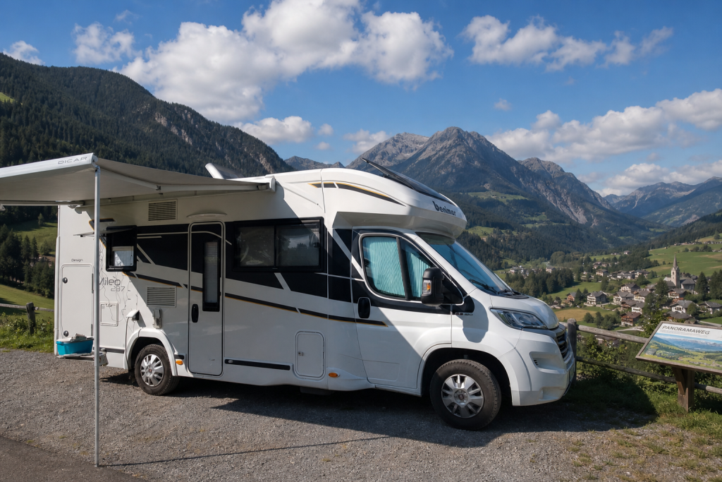 Camper onderweg in Oostenrijk