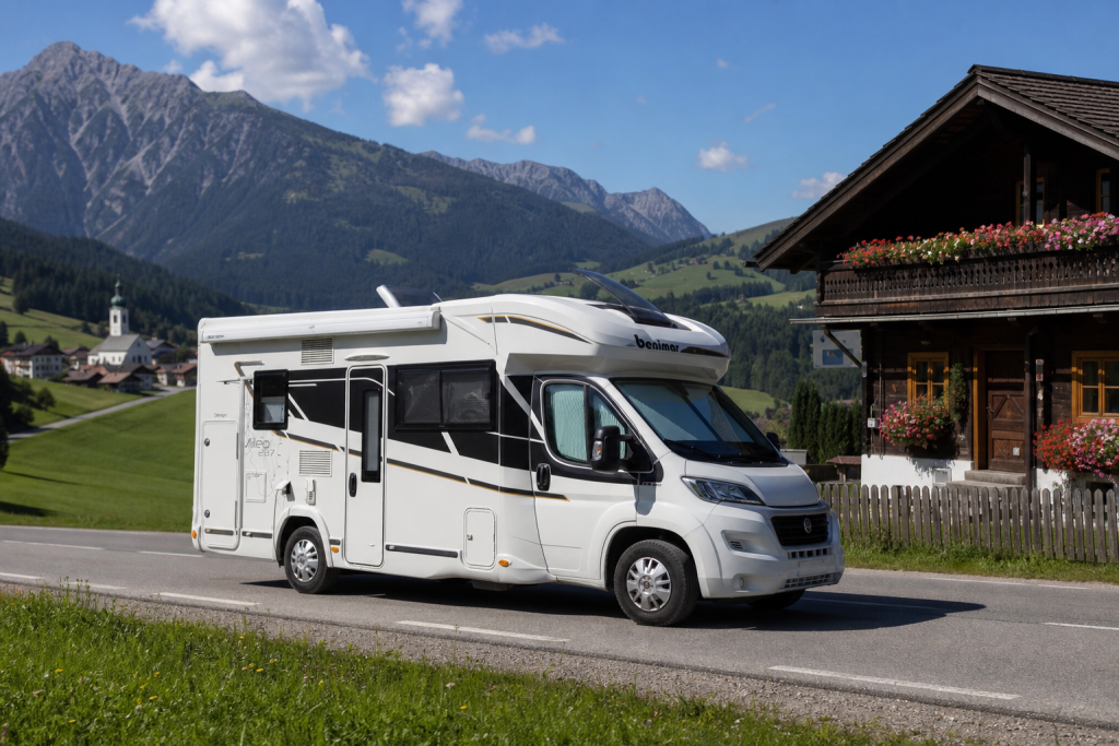 Camper onderweg in Oostenrijk