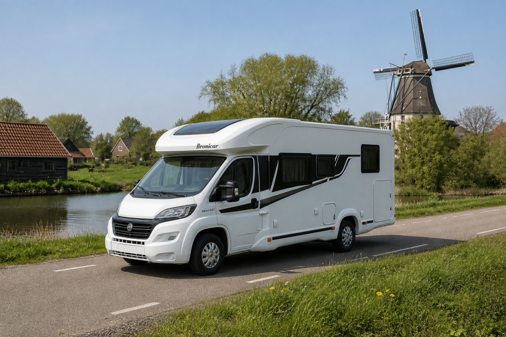 Camper onderweg in Nederland