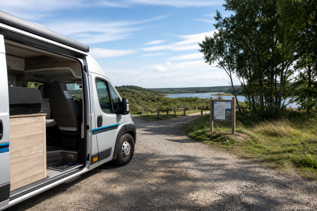 Camper onderweg in Nederland
